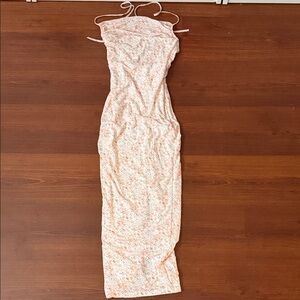 Floral Print Spaghetti Strap Dress